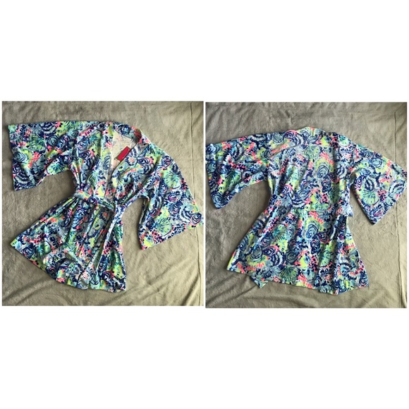 Lilly Pulitzer Colorful Patterned Robe - Picture 2 of 8